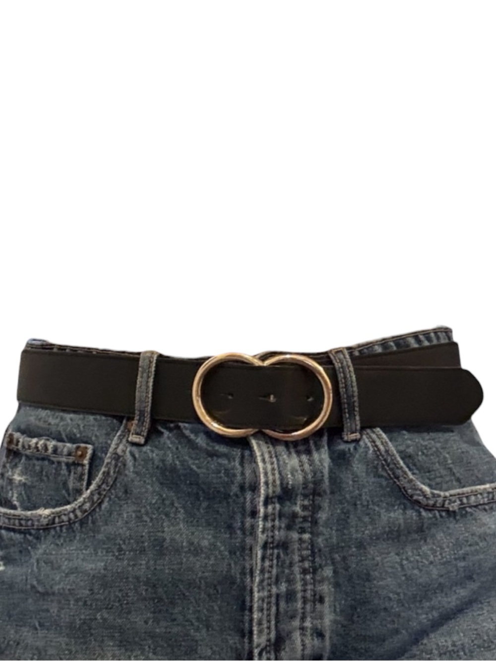 Gold Double Circle Belt